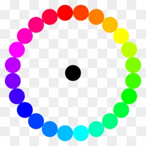 Rainbow Colors Colors, Circle, Symmetry, Rainbow Colors - Clipart Rainbow Dot Circle