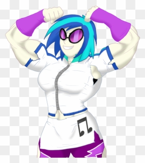 Advanceddefense, Breasts, Busty Vinyl Scratch, Clothes, - My Little Pony