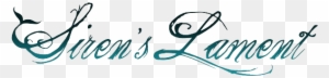Siren's Lament Wordmark - Lion Fell In Love Twilight Dialog Tile Coaster