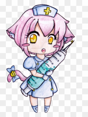 Practice Chibi Nurse By Chibi-poo - Anime Nurse Girl Drawing