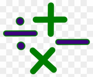 Math Signs Clip Art - Math Symbols Transparent