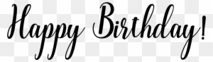 Happy Birthday Word Art Download Image Here - Happy Birthday Vintage Png