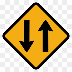 Sign Way Clip Art At Clker - Two Way Street Sign