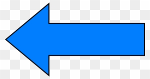 Arrows Blue - Blue Arrow Pointing Left