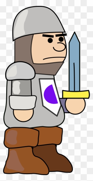Big Image - Medieval Soldier Clipart