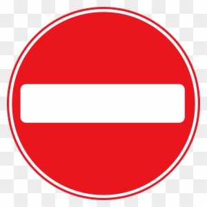 Big Image - Road Sign No Entry