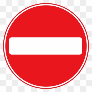 Big Image - Road Sign No Entry