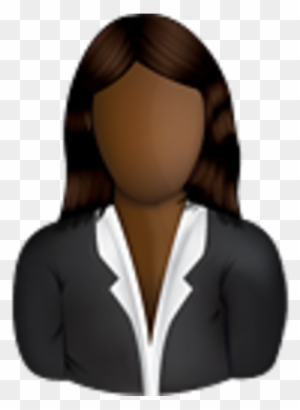 Black Female Business User - Female User Icon
