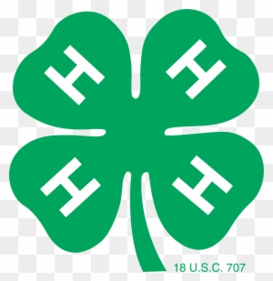 Green 4-h Clover Png - 4 H Clover Logo