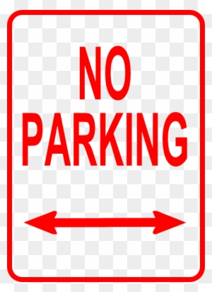 No Parking Sign Clip Art - No Parking On Both Sides
