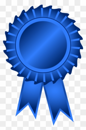 Blue Ribbon First Place Award Clip Art - Blue Award Ribbon Clip Art