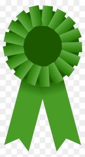 Big Image - Green Award Ribbon Png