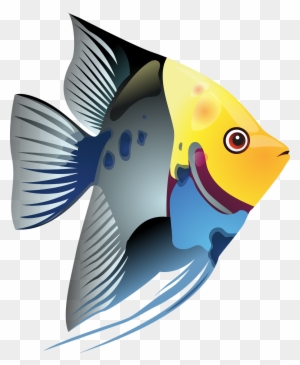 Draw A Simple Fish 10 Step By Step Drawing Lessons, - Clip Art Tropical Fish