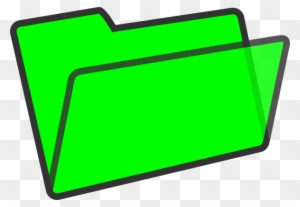 Green Folder Clip Art At Clker - Green Folder Clip Art