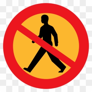 Big Image - No Entry Sign Vector