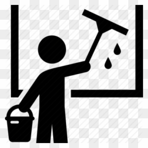 They Are Also Expected To Wash Dishes, Clean Bathrooms - Cartoon Window  Cleaner - Free Transparent PNG Clipart Images Download