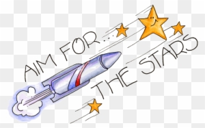 Aim For The Stars Clip Art - Great Job Clip Art