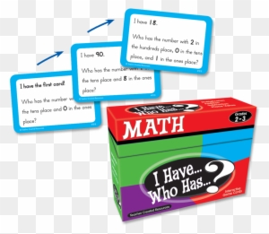 Tcr7818 I Have, Who Has Math Game Grade 2-3 Image - Have Who Has Math Games Gr 2-3