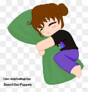 Hugging Pillow W By Andytsumugii Kay - Hugging A Pillow Base - Free  Transparent PNG Clipart Images Download