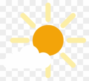 Cute Cartoon Sun Cloud - Sun 8 Rays