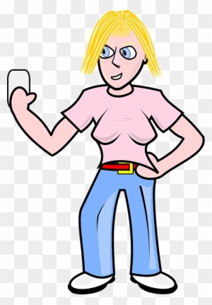 Angry, Blonde, Female, Girl, Jeans, People, T-shirt - Teenager Clipart Transparent Angry, Blonde, Female, Girl, Jeans, People, T-shirt - Teenager Clipart Transparent