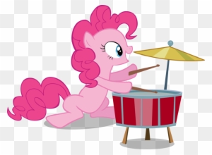 More Like Pinkie Holding A Check Mark By - Pinkie Pie Playing Drums