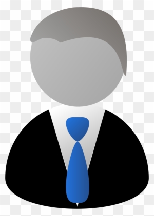 Clipart - Icon Man In Suit