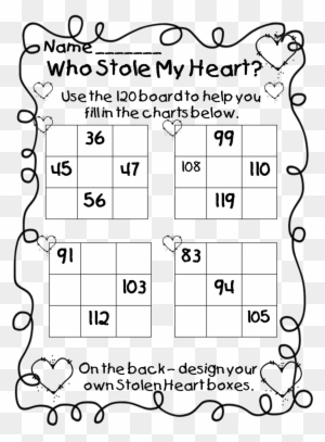 First Grade Wow Eat Your Words Math Pinterest 120 Number - 2Nd Grade Math Game Worksheet - Free Transparent Png Clipart Images Download