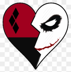 Mad Love Tattoo Design By Little - Joker And Harley Quinn Heart Tattoo Mad Love Tattoo Design By Little - Joker And Harley Quinn Heart Tattoo
