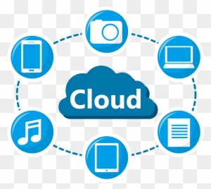 Cloud Computing Download Icon - Cloud Storage Of Big Data