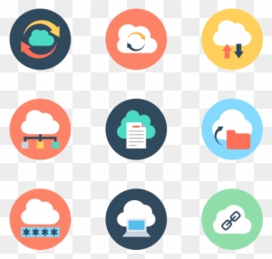 Cloud Computing - Data Transfer Icon Png