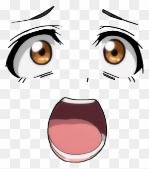Anime Face Template De Roblox Face Anime Free Transparent Png Clipart Images Download - anime face 1 roblox