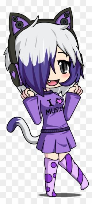 Anime Chibi Wolf Girl Roblox Download Gacha Anime Free Transparent Png Clipart Images Download - roblox anime hoodie download