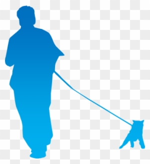 犬を散歩する人のシルエット Person Free Transparent Png Clipart Images Download