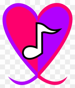 Heart Note Cutie Mark By Kinnichi - Mlp Cutie Mark Heart Music