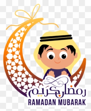 Ramadan & Eid Stickers Messages Sticker-0 - Moon And Hanging Stars