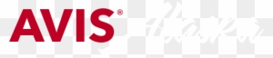 Red White Logo - Avis Rent A Car