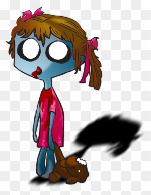 My Zombie Girl By Lebel27 - Zombie Cartoon Girl Png