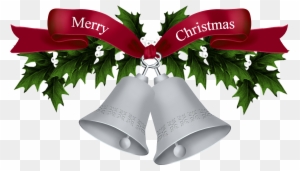 Silver Bell Clip Art For Christmas - Merry Christmas Silver Bells