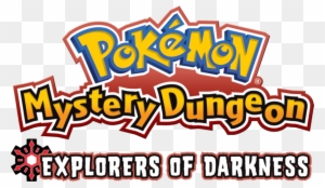 #explorers Of Darkness Logo En From The Official Artwork - Pokemon Mystery Dungeon Blue Rescue Team Logo