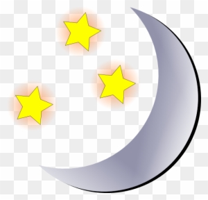 Moon And Stars Clip Art At Clker Com Vector Clip Art - Circle