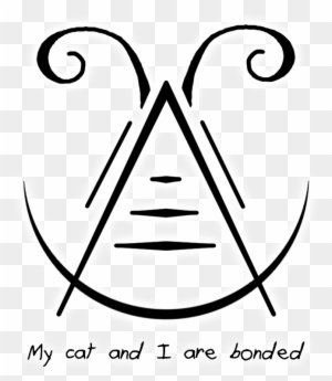 Could I Request A Sigil For "my Cat And I Are Catsimagesymbolskitty - Line Art