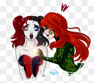 Poison Ivy And Harley Quinn Drawing Harley Quinn And - Harley Quinn And Poison Ivy
