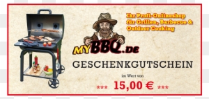 Geschenkgutschein Im Wert Von 15,00 Euro - Grill ́n Smoke Barbecue Star 7502 Smoker