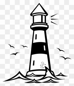 Lighthouse Clipart Black And White, Transparent PNG Clipart Images Free  Download - ClipartMax