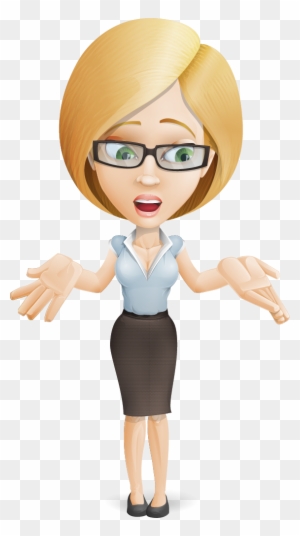 Vat Return Errors - Business Woman Cartoon Png