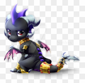 Chibi Dark Eg By Nordeva - Cute Anime Baby Dragon