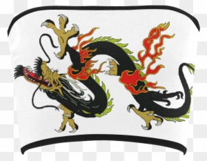 Black Chinese Dragon Tote Bag, Adult Unisex, Natural