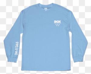 24-7/365 Mens Long Sleeve Tee Blue - Long-sleeved T-shirt