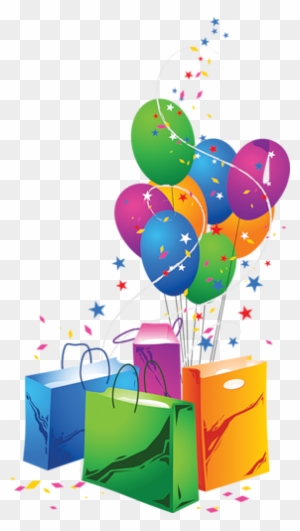 Birthdays - Gift Bags With Balloons